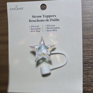 Ashland Iridescent Star Straw Topper